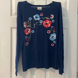 st john’s bay navy sweater